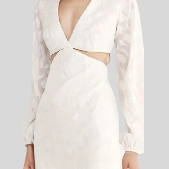 Rumer Dresses & Skirts - Rumer Giselle Cutout Mini Dress Size M Cotton Revolve NWT